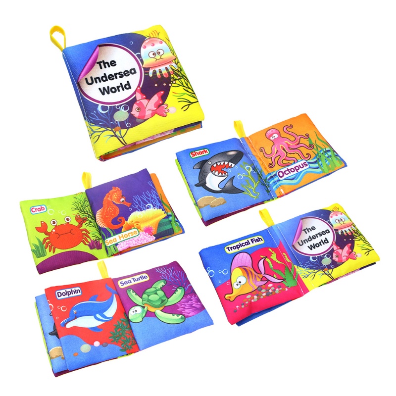 Sách Vải Mềm Mại Hỗ Trợ Dạy Học Cho Bé Mẫu Giáo