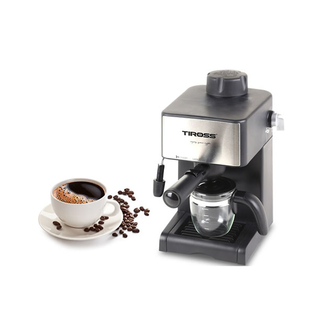 Máy Pha Cà Phê Espresso Tiross TS-621 - Hàng Chính Hãng