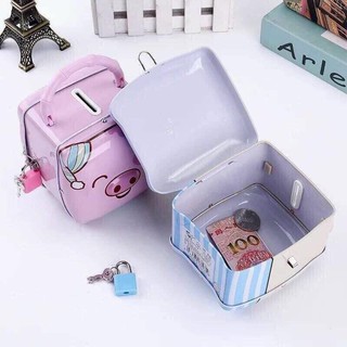 Két sắt mini hình heo cute