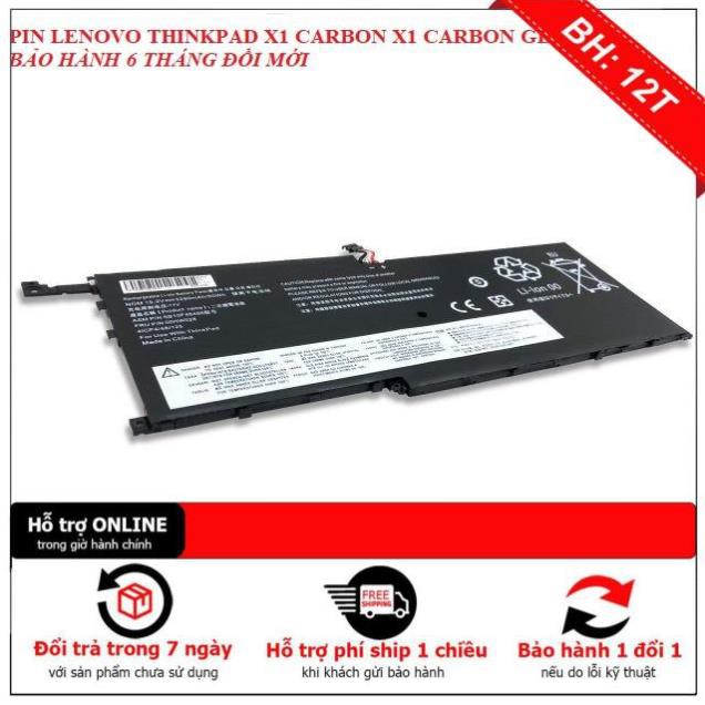 [BH12TH] (PIN ZIN) PIN LENOVO THINKPAD X1 CARBON X1 CARBON GEN 4 5 6 BẢO HÀNH 6 THÁNG ĐỔI MỚI