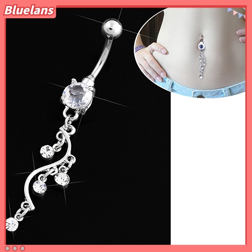 Khuyên rốn đính đá hình chữ S quyến rũ dành cho nữ