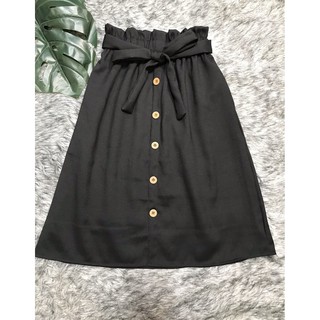 CHÂN VÁY DÀI THẮT LƯNG EO