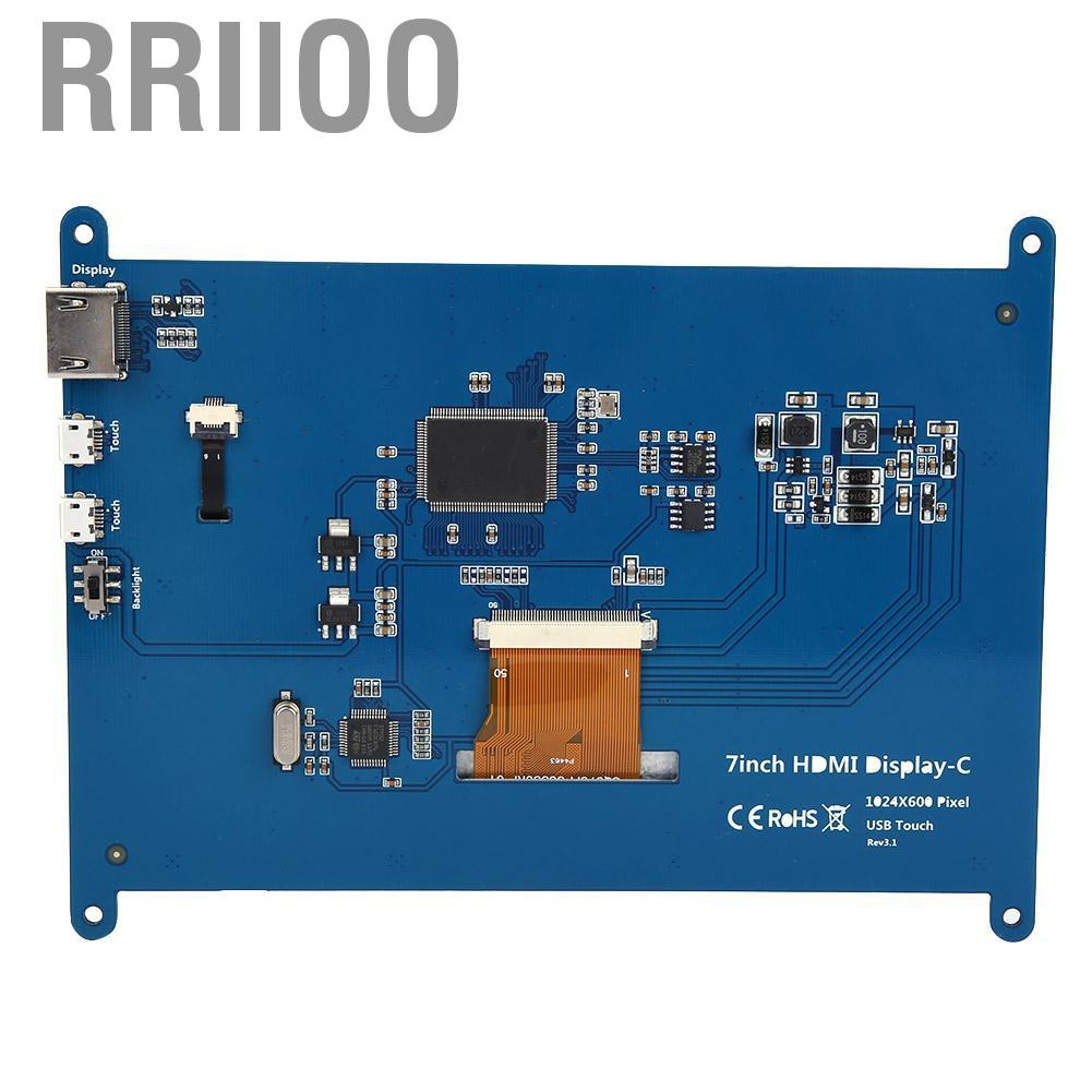 Màn Hình Cảm Ứng Rriio 7 Inch 1024x600 Hd Cho Raspberry Pi