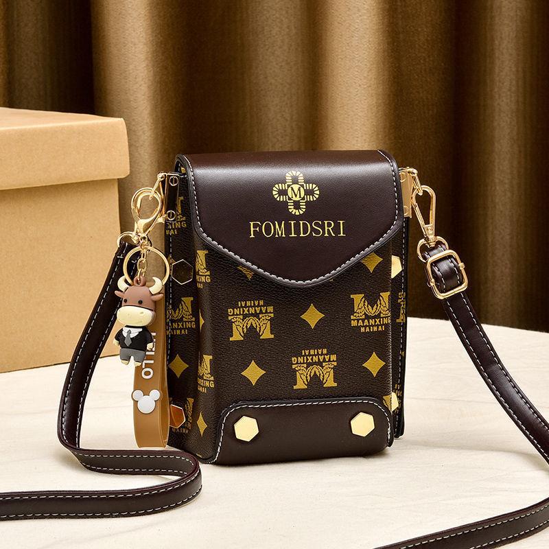 Túi đeo chéo đựng ví đựng điện thoại, da Pu cao cấp thời trang SHOPMYNHI SMN244