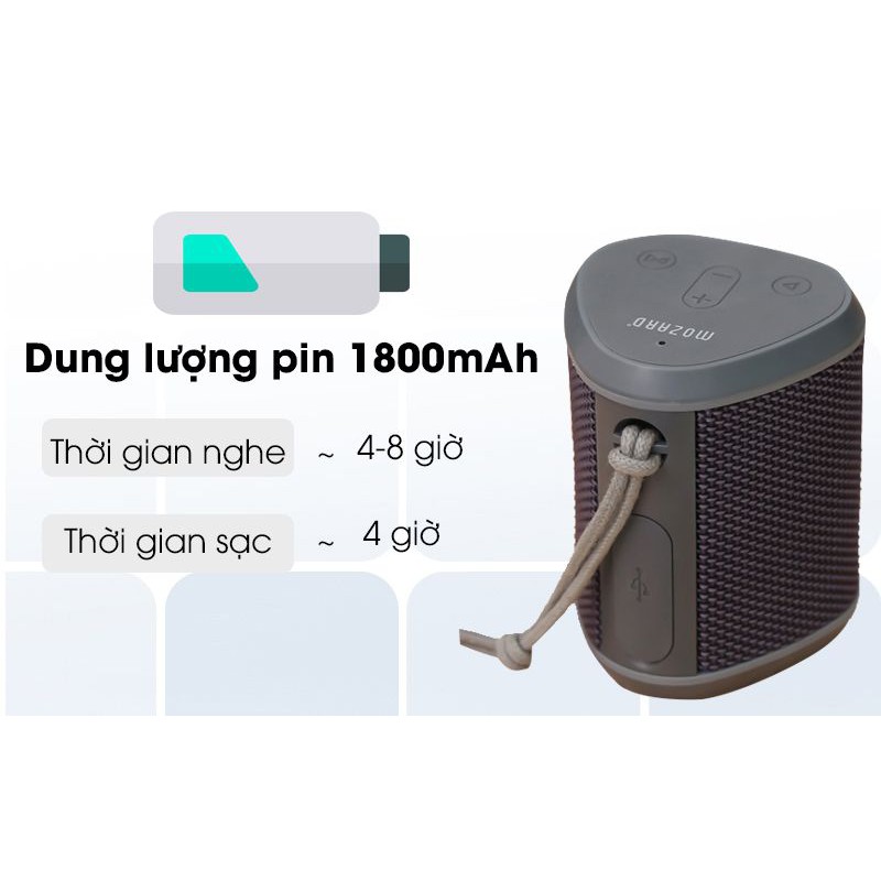 Loa Bluetooth Mozard Y550 Xám Chính Hãng y550 nobox