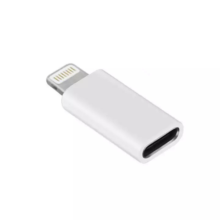 Đầu chuyển đổi từ cổng MicroUsb / type C qua lightning dành cho iPhone iPad iPod