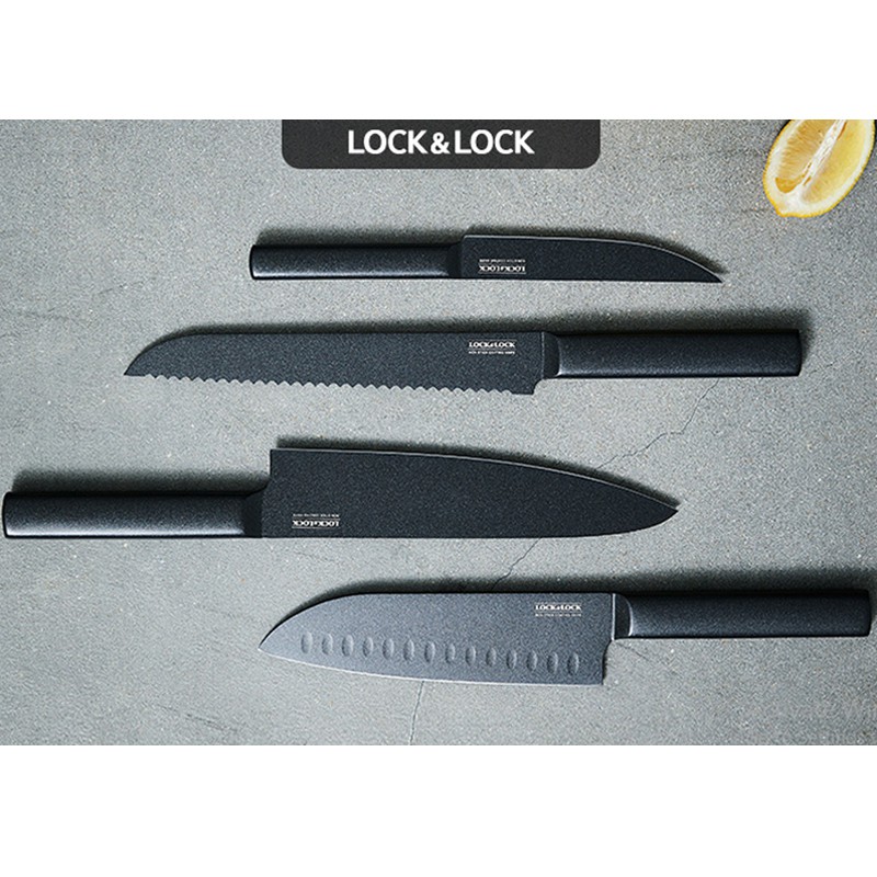 Dao Nhà Bếp Lock&Lock Chef'S Knife, Santoku Knife, Bread Knife, Paring Knife CKK311 CKK312 CKK313 CKK314