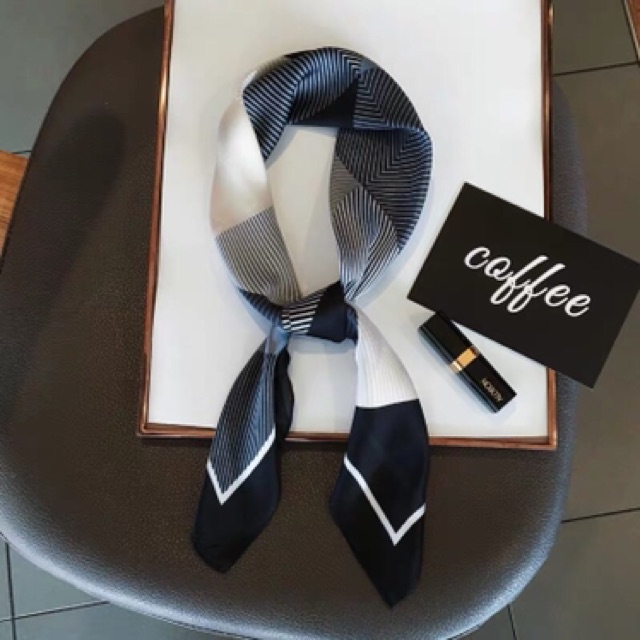 Khăn lụa vuông 70x70 turban quàng cổ,áo khăn yếm bandana thời trang đội đầu - Maben