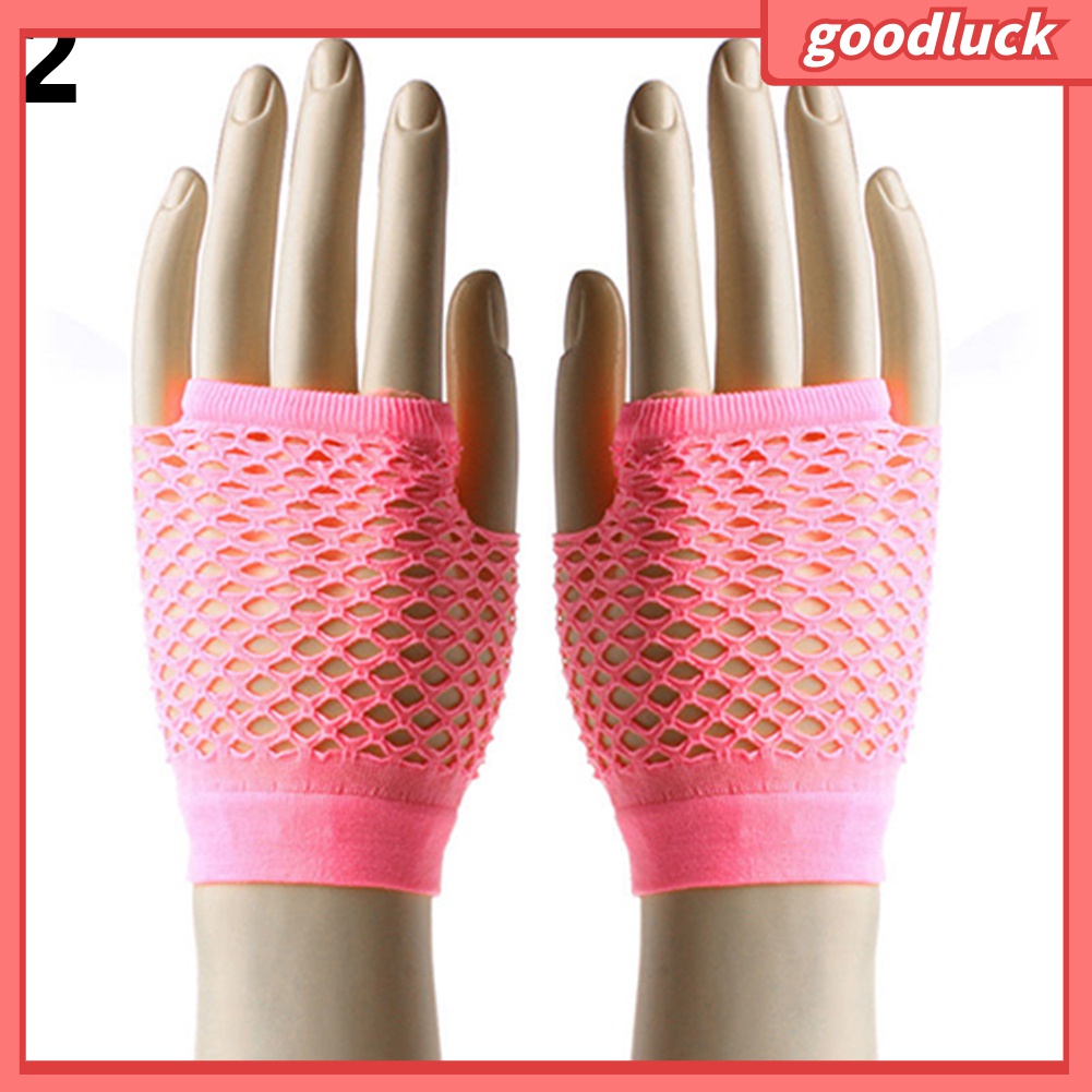 Găng Tay Lưới Hở Ngón Hóa Trang Gợi Cảm Cho Nữ