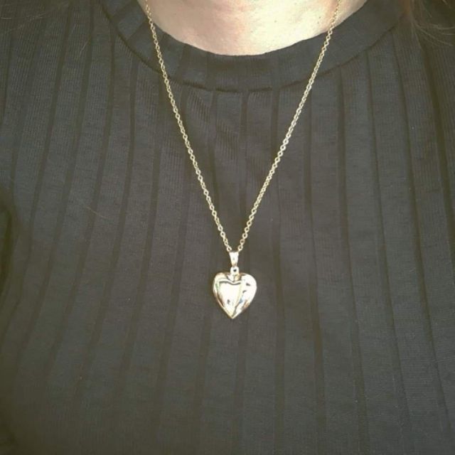 Heart locket necklace