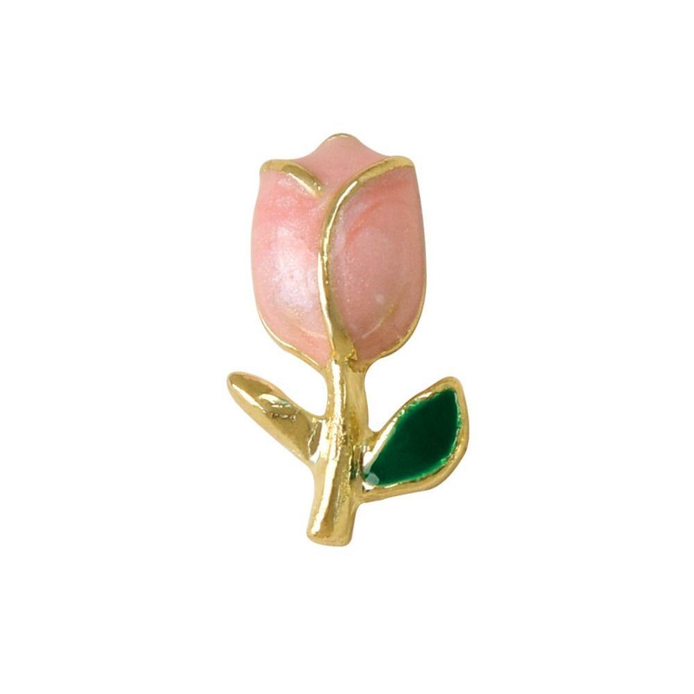 Phụ Kiện Trang Trí Móng Tay Hình Hoa Tulip Ngọt Ngào Xinh Xắn