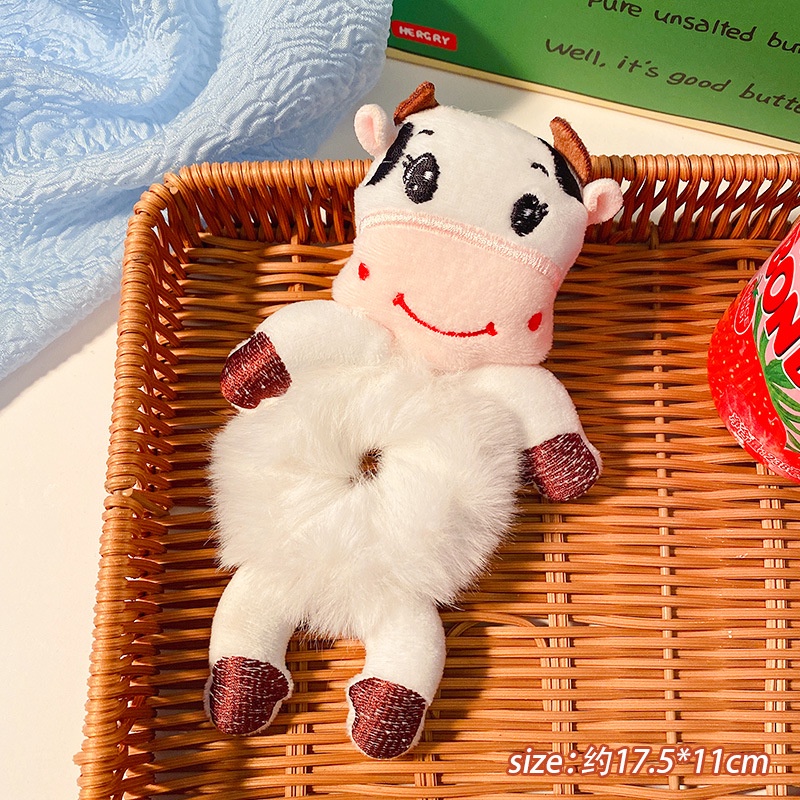 Dây buộc tóc co giãn nhiều họa tiết hoạt hình dễ thương tự chọn cho nữ