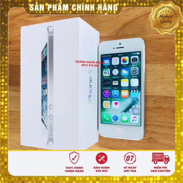 Điện thoại iPhone 5 16G Quốc tế như mới chính hãng Apple