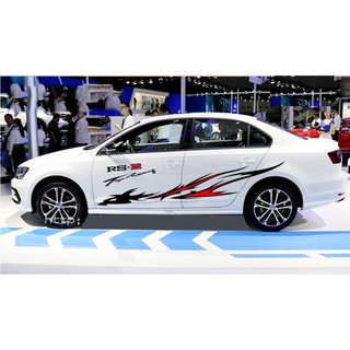 Tem xe ô tô họa tiết rồng thể thao TS039