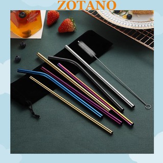 Ống Hút Inox Nhiều Màu, Cọ Rửa, Túi Đựng Tiện Dụng Cao Cấp