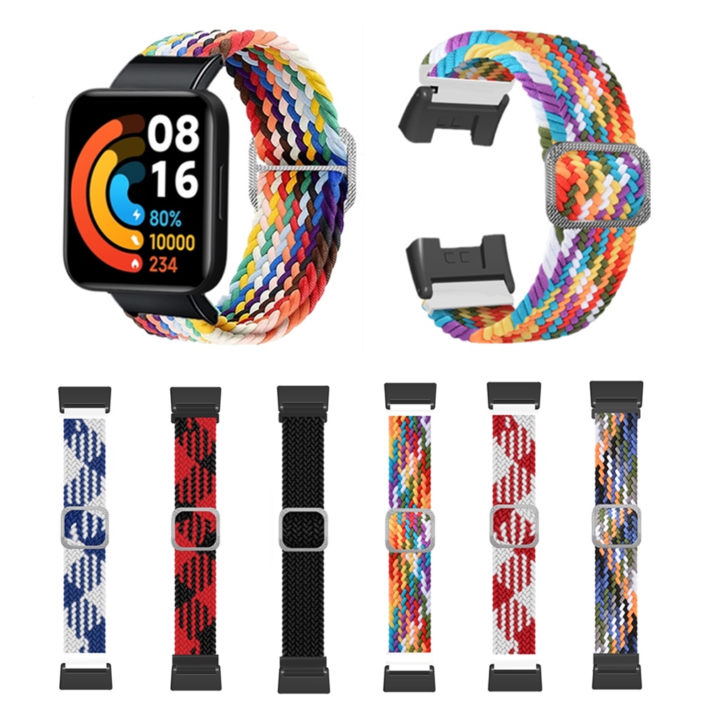 Dây Đeo Đồng Hồ Bằng Nylon Co Giãn Cho Xiaomi Redmi Watch 2 lite
