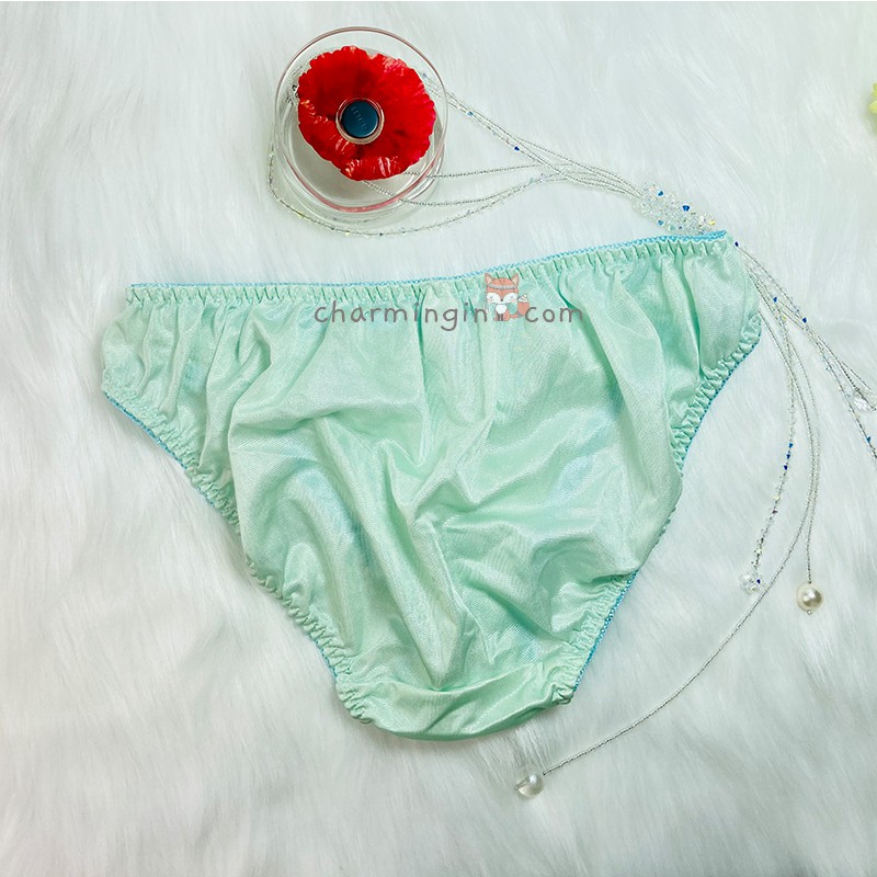 Quần lót dệt kim ren nơ thời trang size M, L - QLDK0076