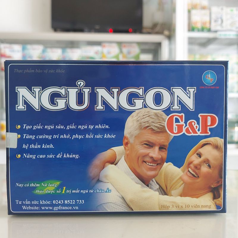 Hỗ Trợ ngủ ngon tăng cường trí nhớ G&amp;P