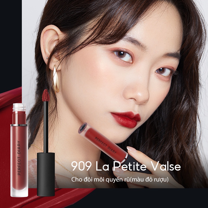 Son Kem Lì Perfect Diary Fog Dreamy Matte Lip Gloss Bản Nâng Cấp (Nhiều Màu Tùy Chọn)