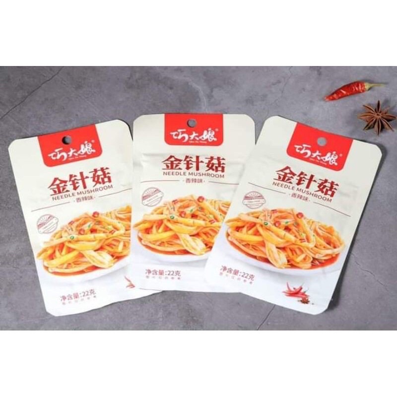 NẤM KIM CHÂM SỐT CAY ĂN LIỀN 22g