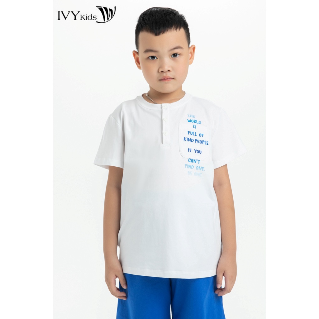Bộ đồ thun bé trai IVY moda MS 57K1037