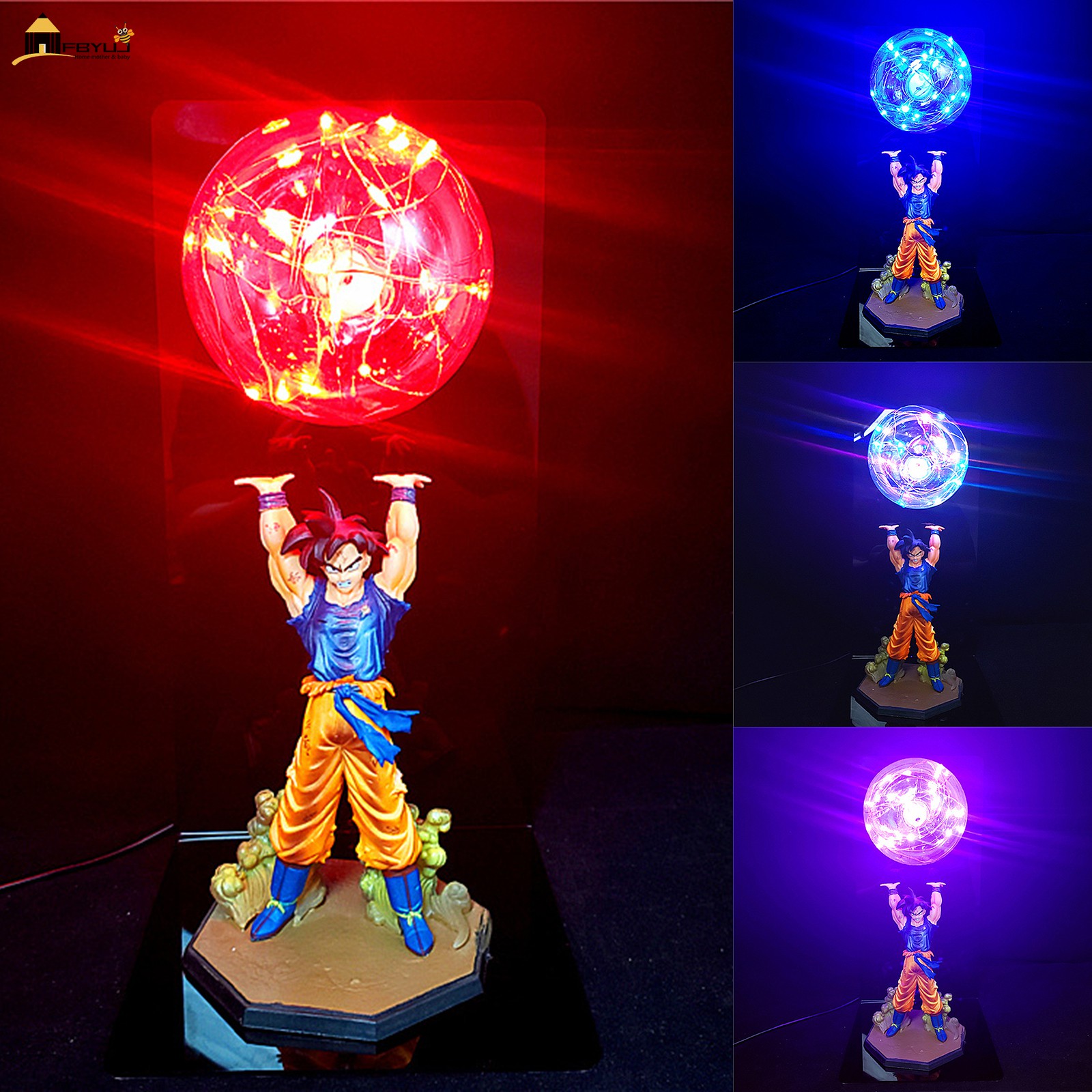 Đèn Led Để Bàn Hình Nhân Vật Hoạt Hình Dragon Ball