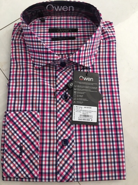 Áo sơ mi dài tay owen
