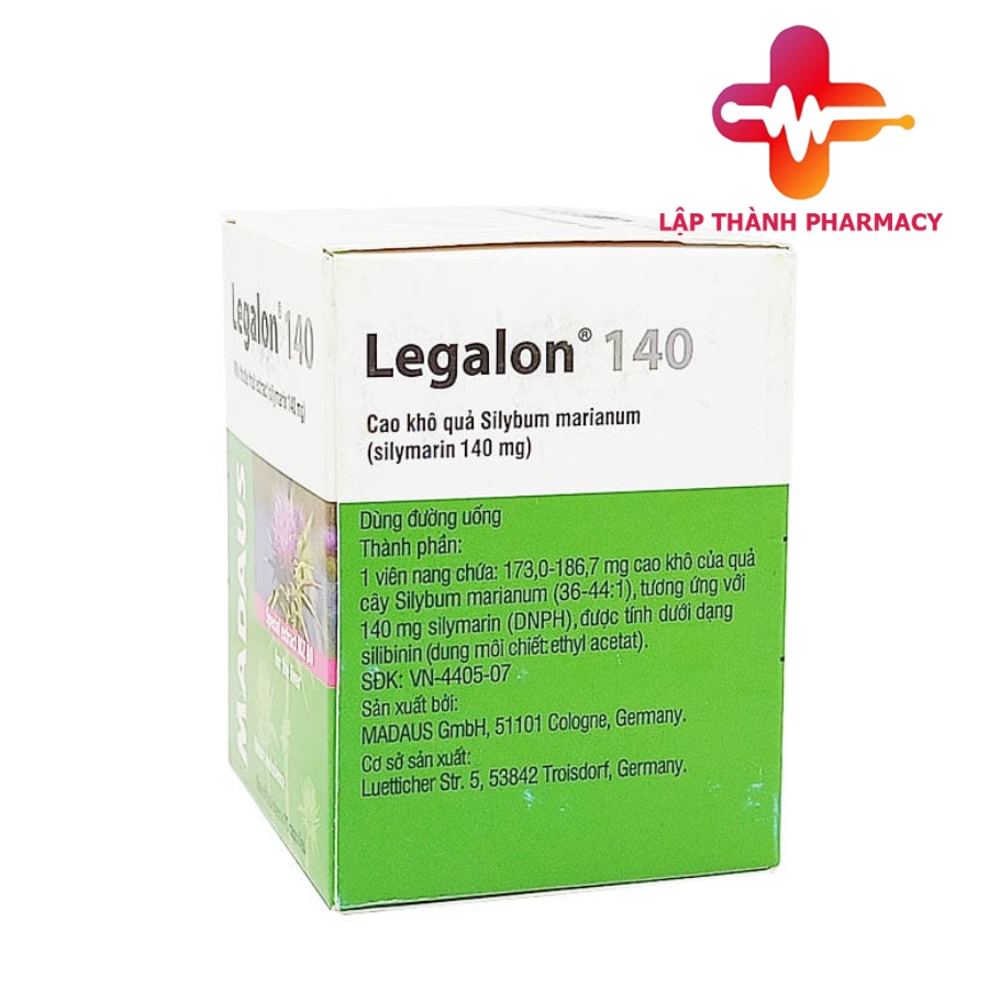 Legalon 140mg -  Hỗ trợ phục hồi chức năng gan