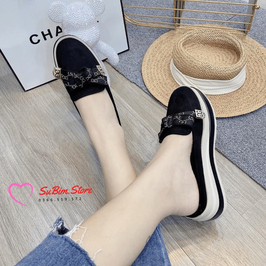 Sục BÁNH MỲ Độn Đế Mix Nơ Khoá CG Sang Chảnh – SuBim.Store