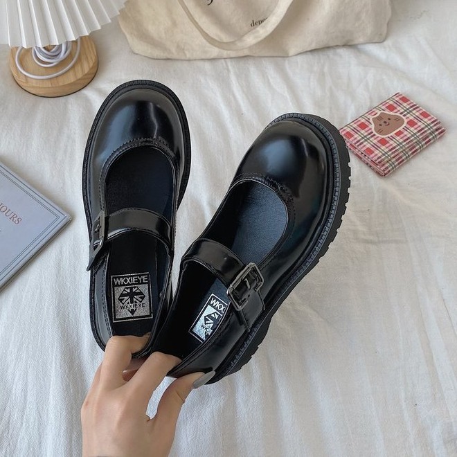 [ Mã 66CBSALE giảm 30K đơn 200K] Giày lolita phong cách vintage ulzzang thời trang | BigBuy360 - bigbuy360.vn