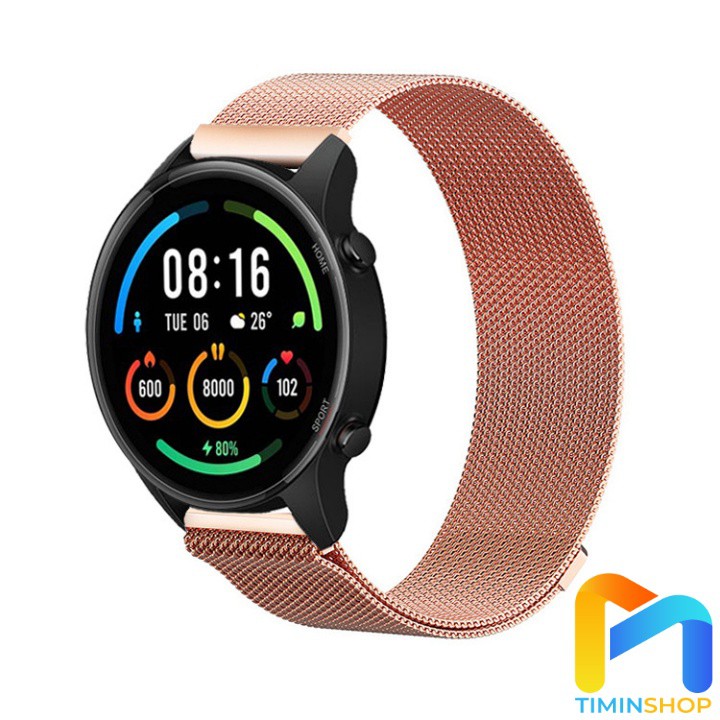 Dây đeo Xiaomi Mi Watch/ S1/ S1 Active - Dây thép, khóa nam châm (DT)