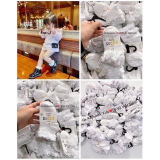 Tất cổ ren trắng bé gái set 5 đôi