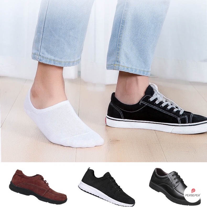 Tất cổ ngắn nam công sở chất liệu vải cotton thoáng khí chống hôi chân - Cherry Shop