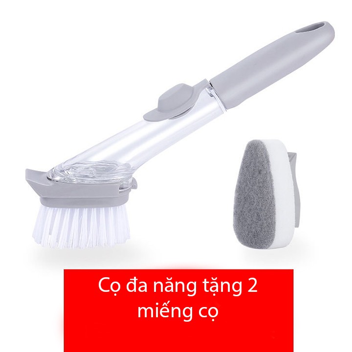 Cọ rửa chén bát thông minh kèm dầu rửa bát