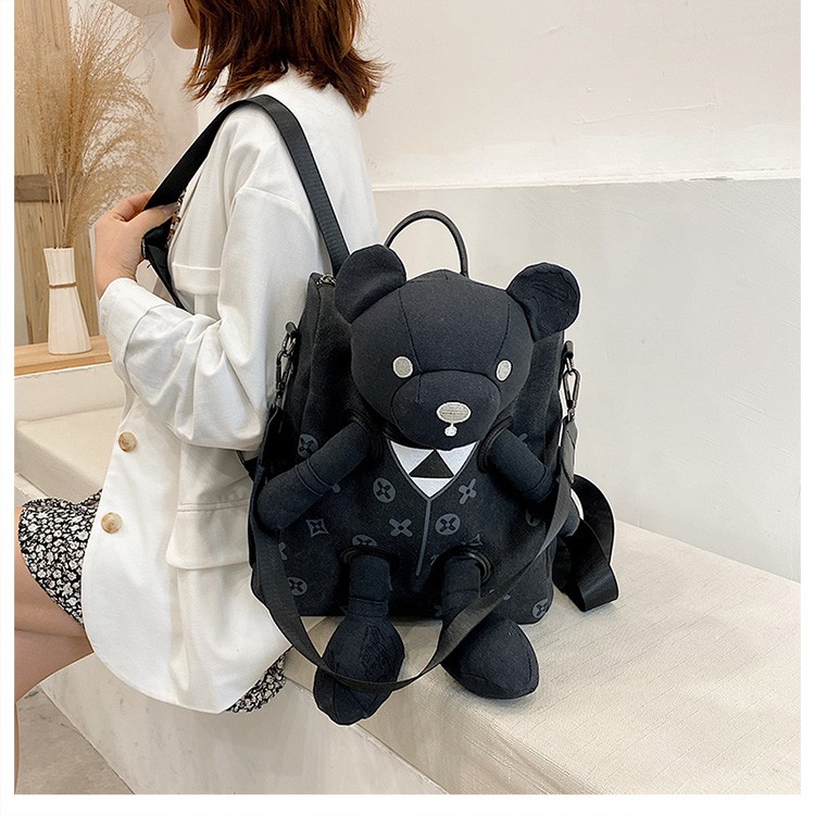 Balo vải búp bê hình chuột Mickey, gấu Misa