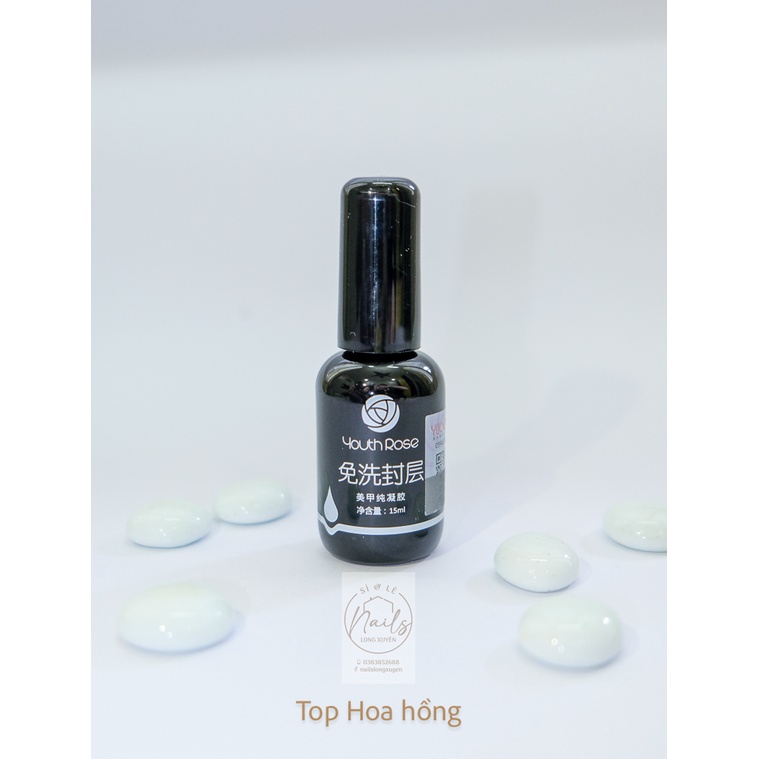 Top, base & liên kết/cứng móng hoa hồng 15ml ship từ Long Xuyên