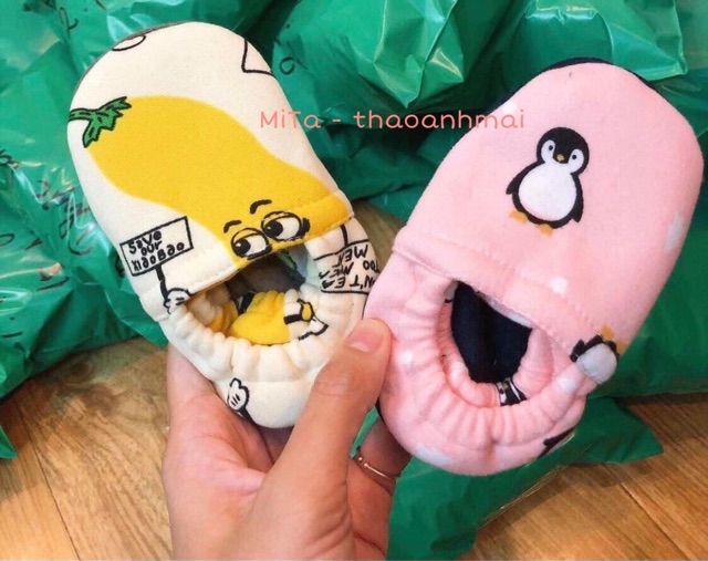 Giày tập đi em bé bằng vải CHỐNG TRƠN TRƯỢT, mẫu xinh màu yêu - đồ cho bé - thời trang trẻ em