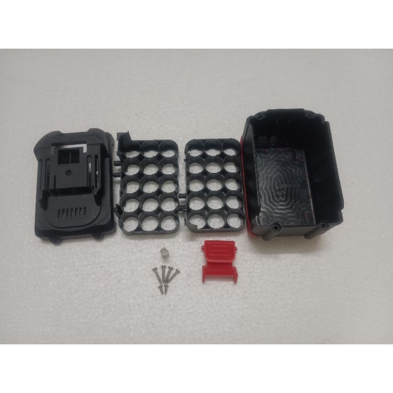 Vỏ pin Makita 5s 3p chống va đập, có báo pin, phụ kiện đầy đủ, vỏ pin 15 cell