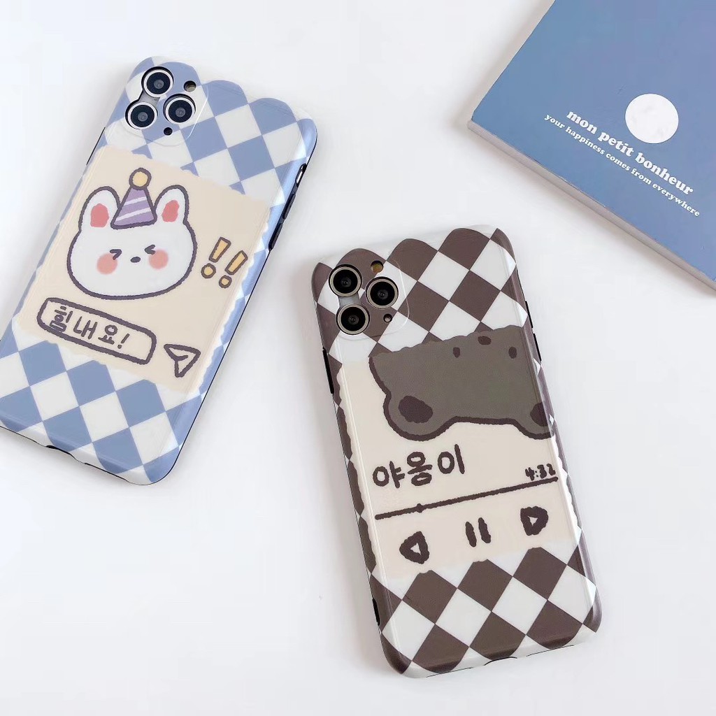 Ốp Điện Thoại Hình Gấu Đáng Yêu Cho Iphone 11 Pro Xs Max Xr I 8 I 7 Plus | BigBuy360 - bigbuy360.vn