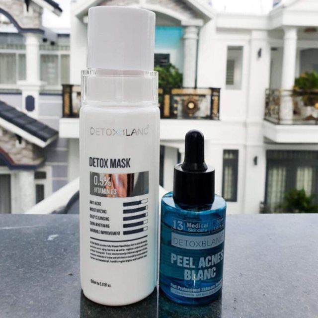 (MẪU MỚI) COMBO ĐẶC TRỊ MỤN THỂ NẶNG DETOX BLANC