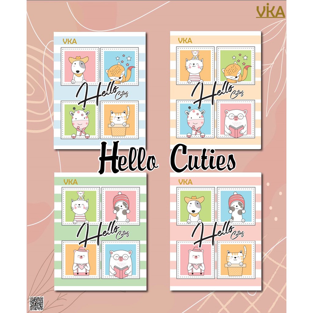 TẬP HỌC SINH VIKA: HELLO CUTIES 96 TRANG