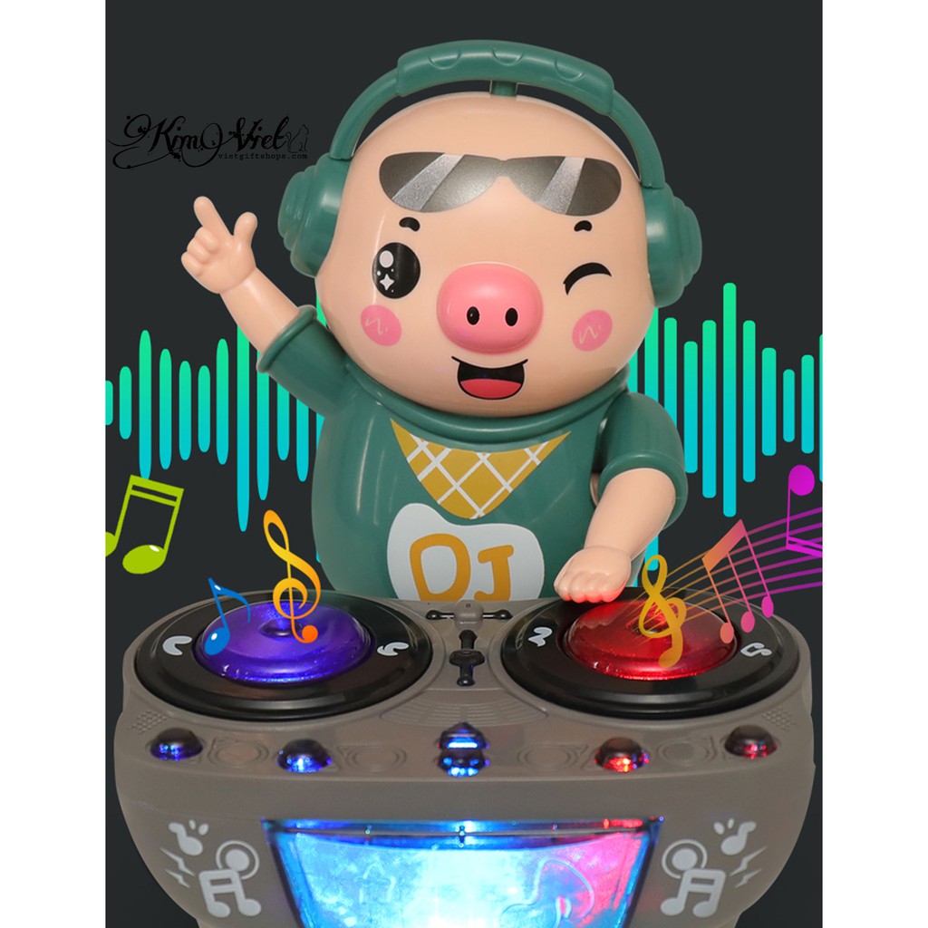 Đồ chơi phát nhạc chú heo nhảy ngộ nghĩnh DJ Rythm of Music