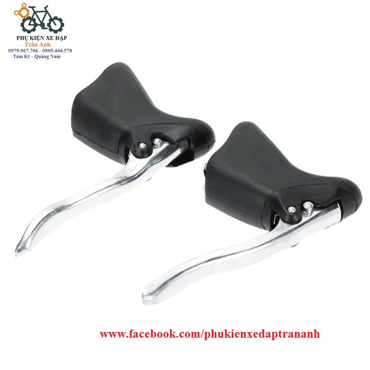 Cặp tay phanh sừng nhôm xe đạp road