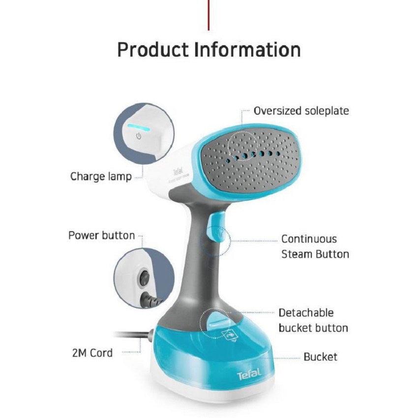 Bàn ủi hơi nước cầm tay Tefal DT7000E0