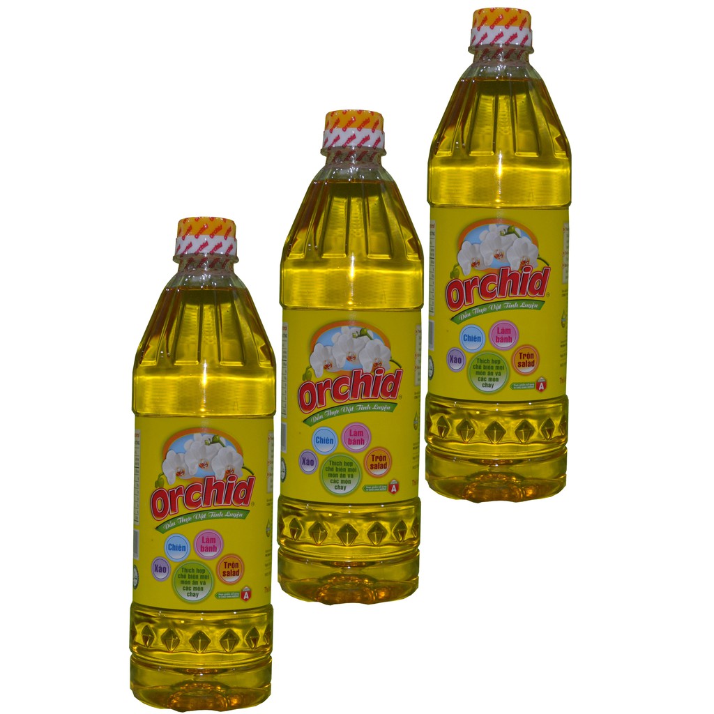 Dầu Ăn Orchid 1L Combo 3 Chai