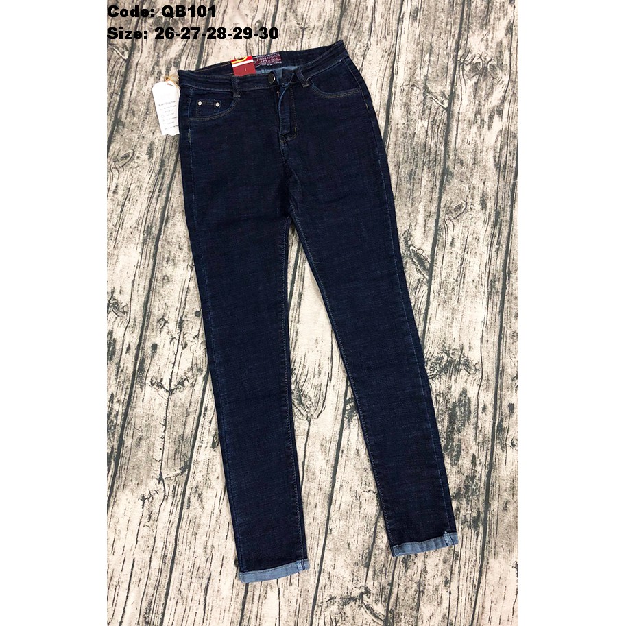 Quần Jean Nữ Trơn Cao Cấp Ôm Dáng Wast VNXK Hàng Đầu MS 014 Đen MS 453 Xanh Cao Cấp Teen Group 2 | BigBuy360 - bigbuy360.vn