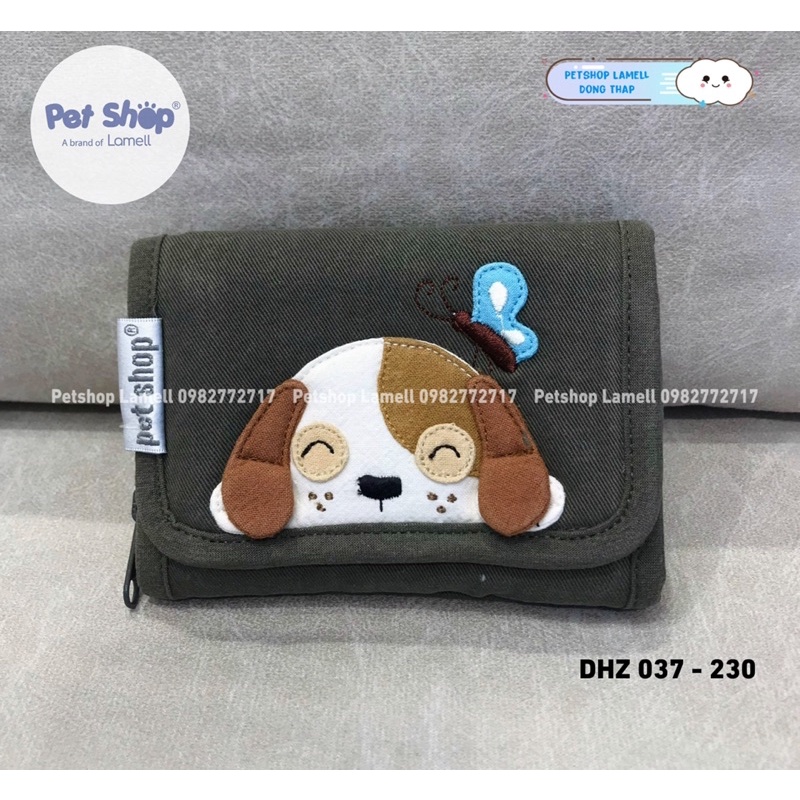 Bóp ví gấp đựng giấy tờ nhiều ngăn PETSHOP - DHZ 037 - NZ 181