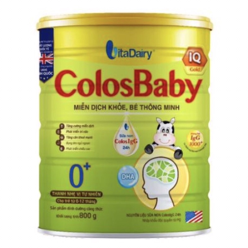 SỮA COLOSBABY IQ GOLD 0+ , 1+ , 2+ Date 2025