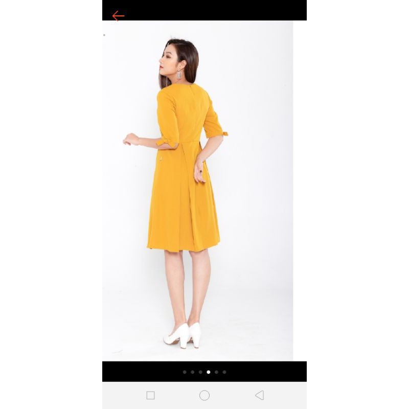 Váy xoè yody vàng Size L New tag