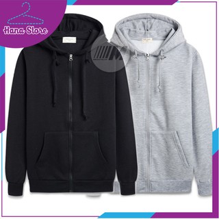 Áo Khoác Nam Trơn Có Mũ - pullover jacket - Hana Store